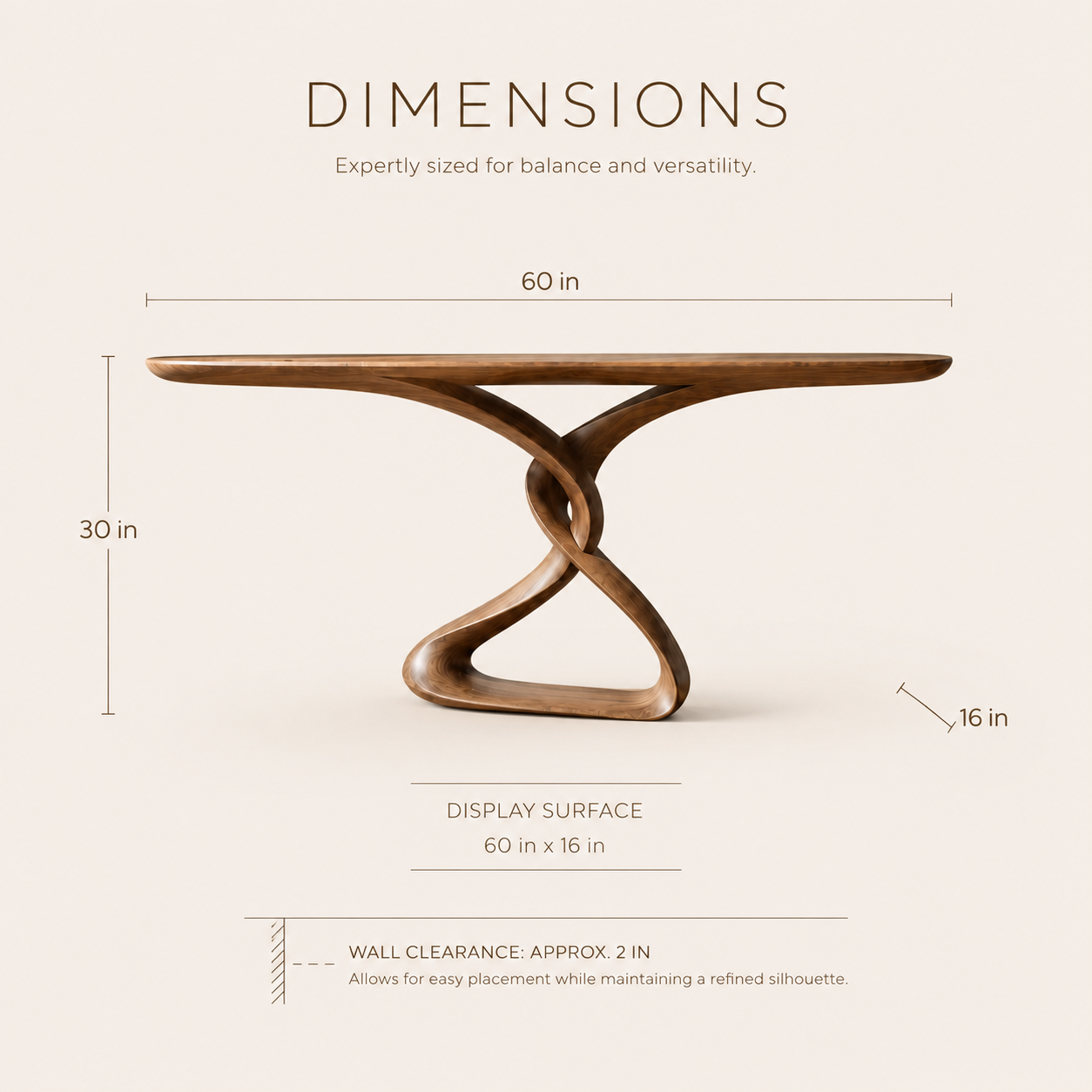 Talia Soft Edge Console Table - product image 08
