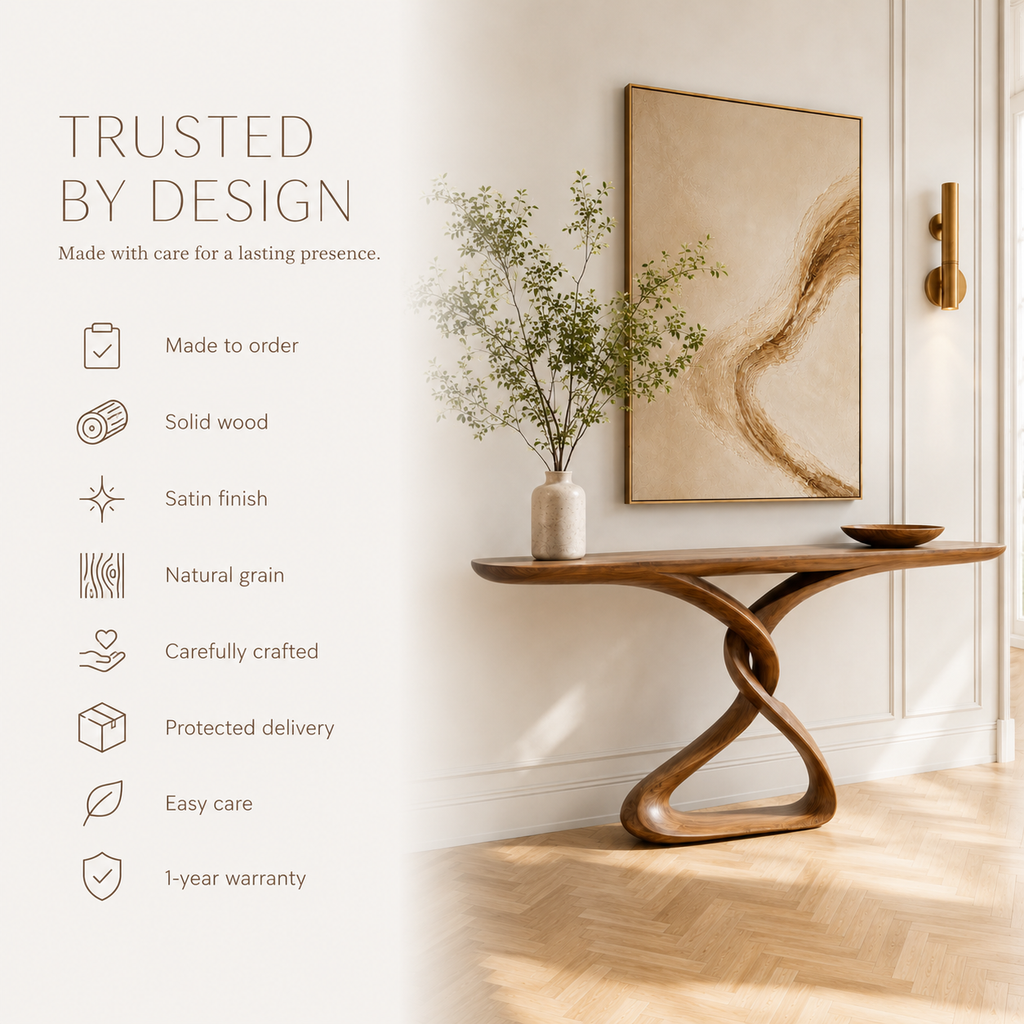 Talia Soft Edge Console Table - product image 09