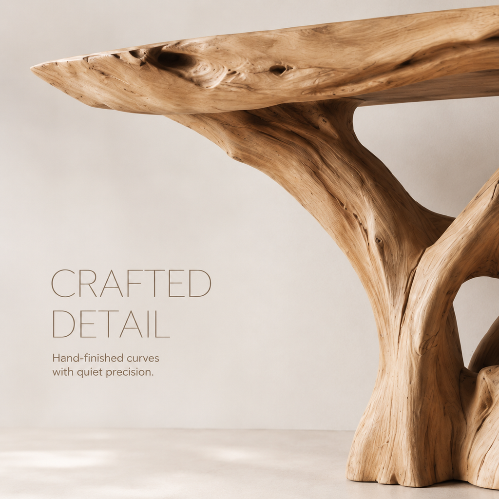 Vale Sculptural Entry Console Table - product image 06