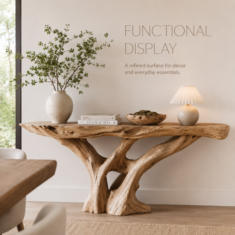 Vale Sculptural Entry Console Table - product image 07