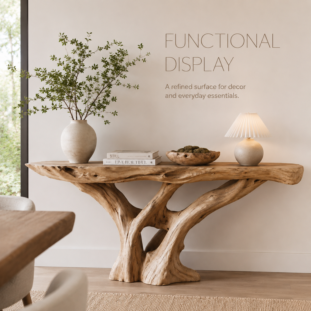 Vale Sculptural Entry Console Table - product image 07