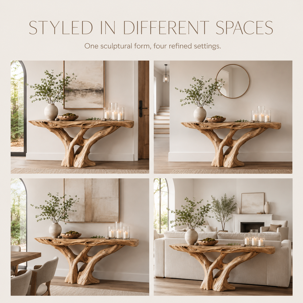 Vale Sculptural Entry Console Table - product image 10