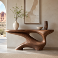 Celine Warm Modern Console Table - main view