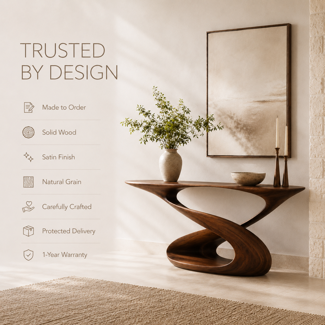 Eira Statement Console Table - product image 09
