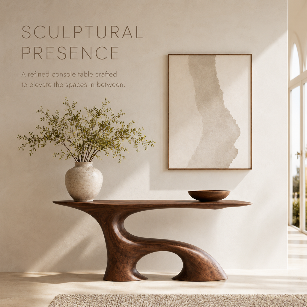 Aurelle Sculptural Console Table - product image 02