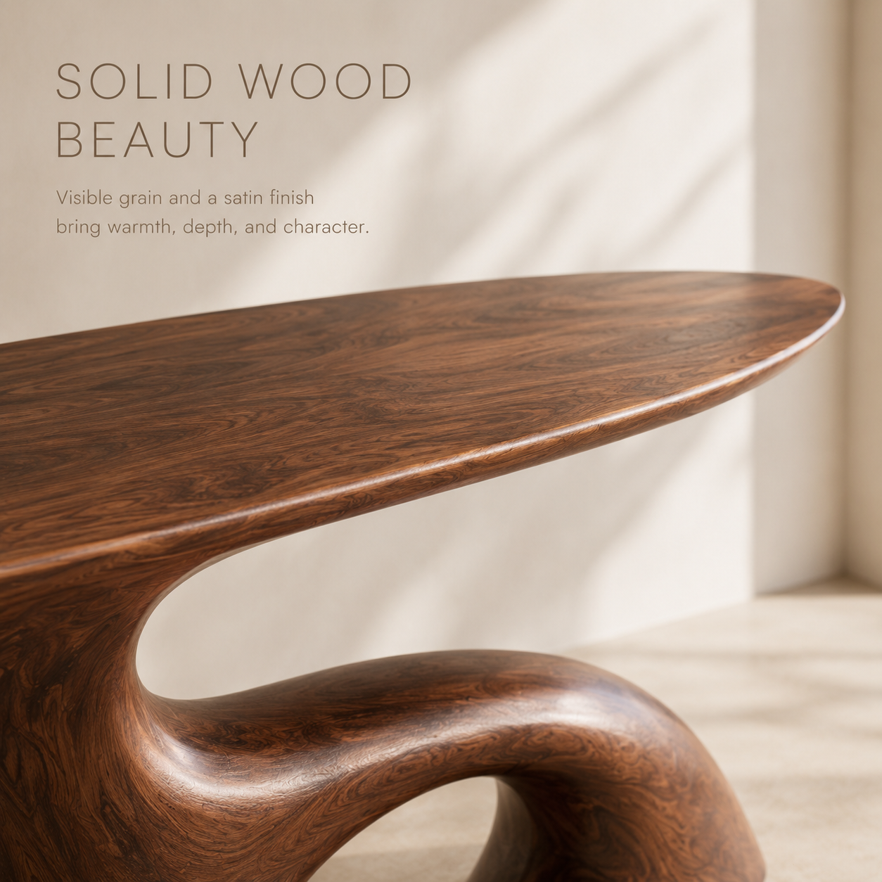 Aurelle Sculptural Console Table - product image 05