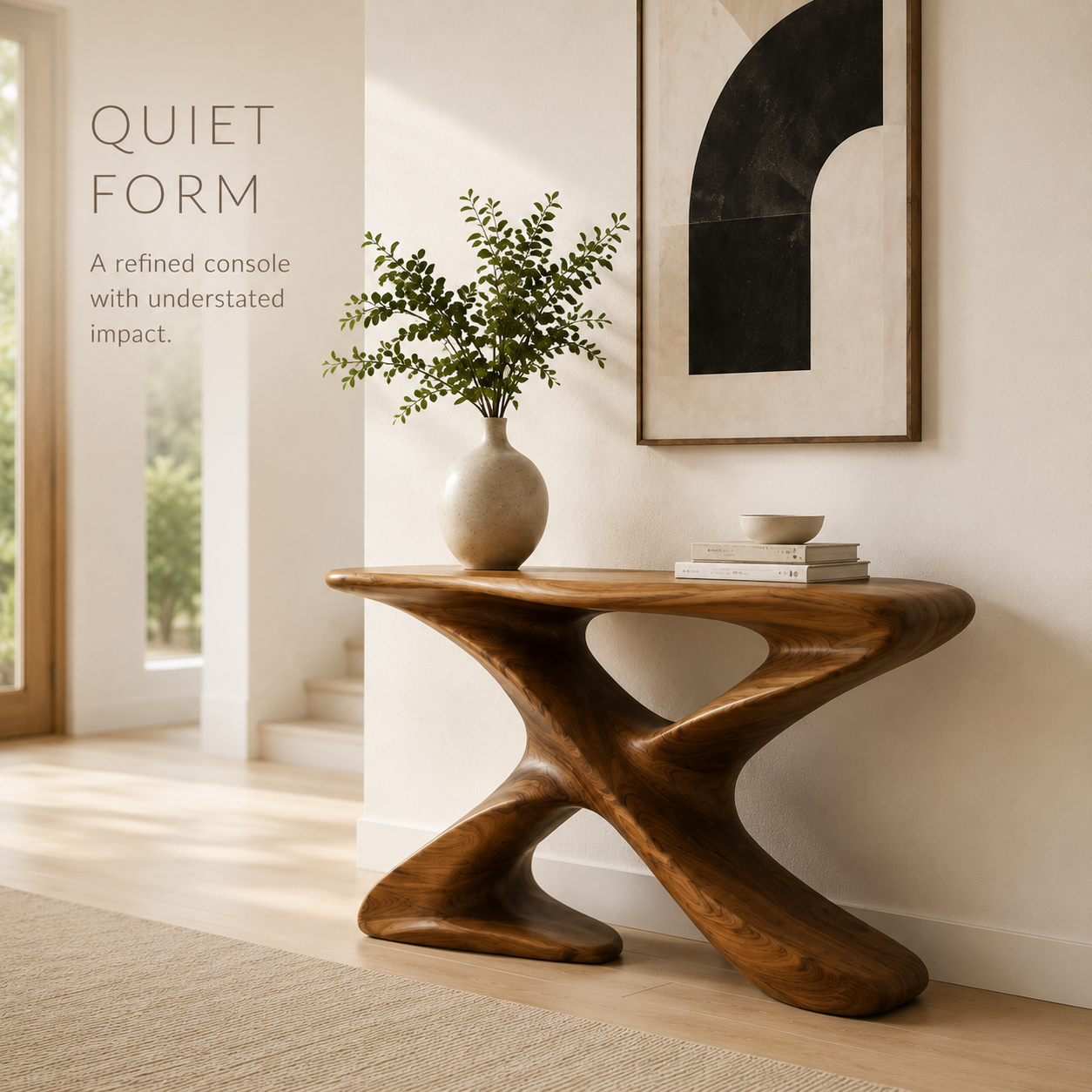 Caldera Organic Hall Console Table - product image 03