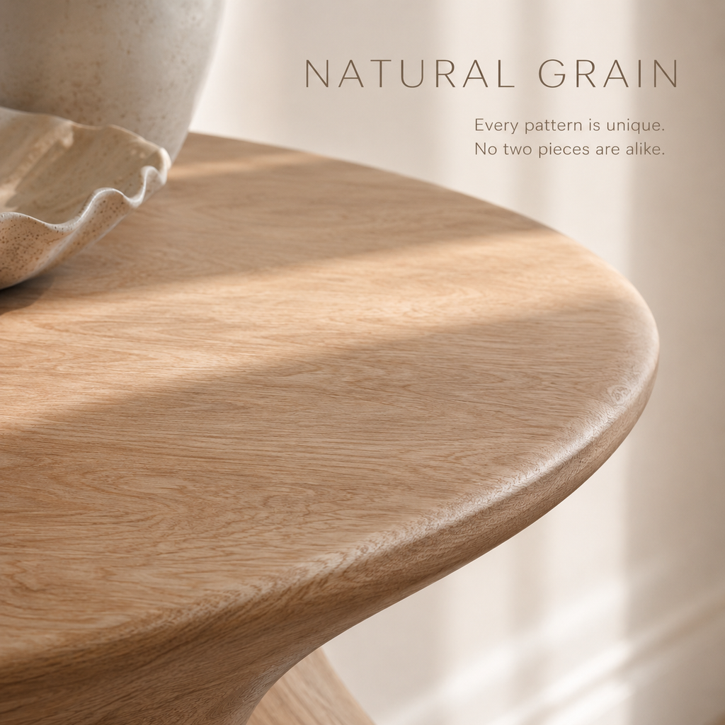 Soren Rounded Wood Console Table - product image 05