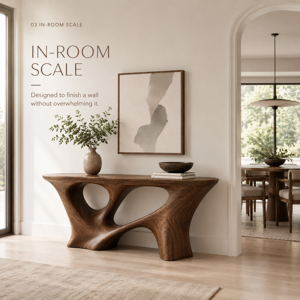 Veyra Soft Curve Console Table - product image 04