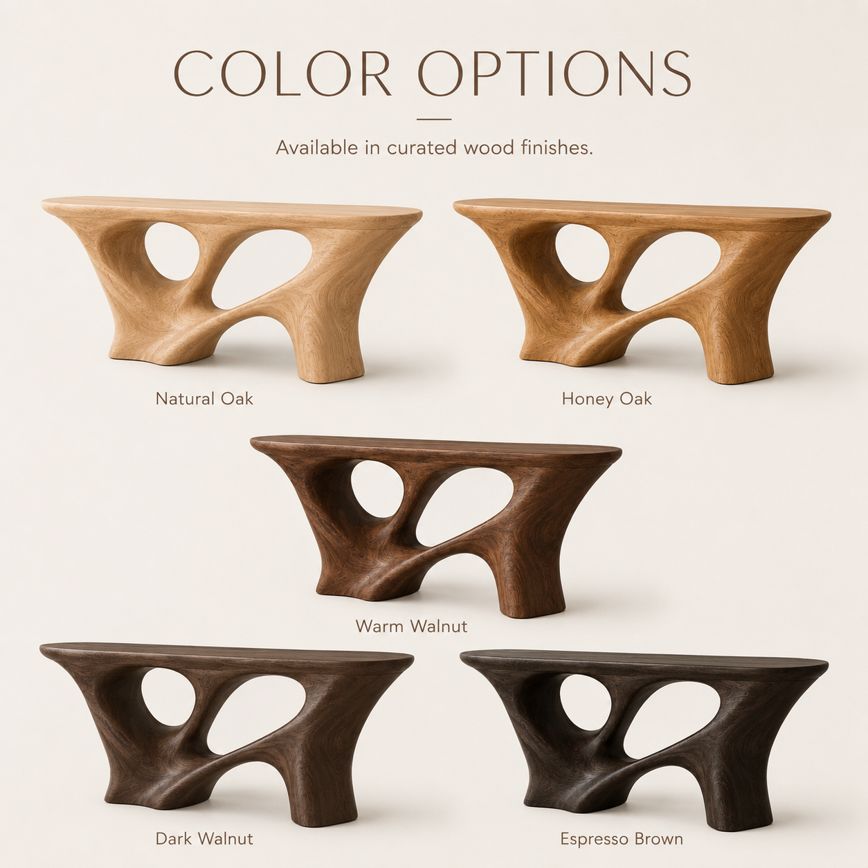 Veyra Soft Curve Console Table - product image 11