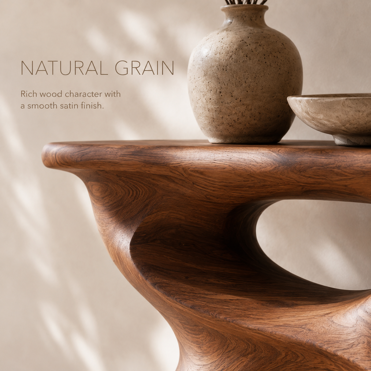 Liora Warm Walnut Console Table - product image 05