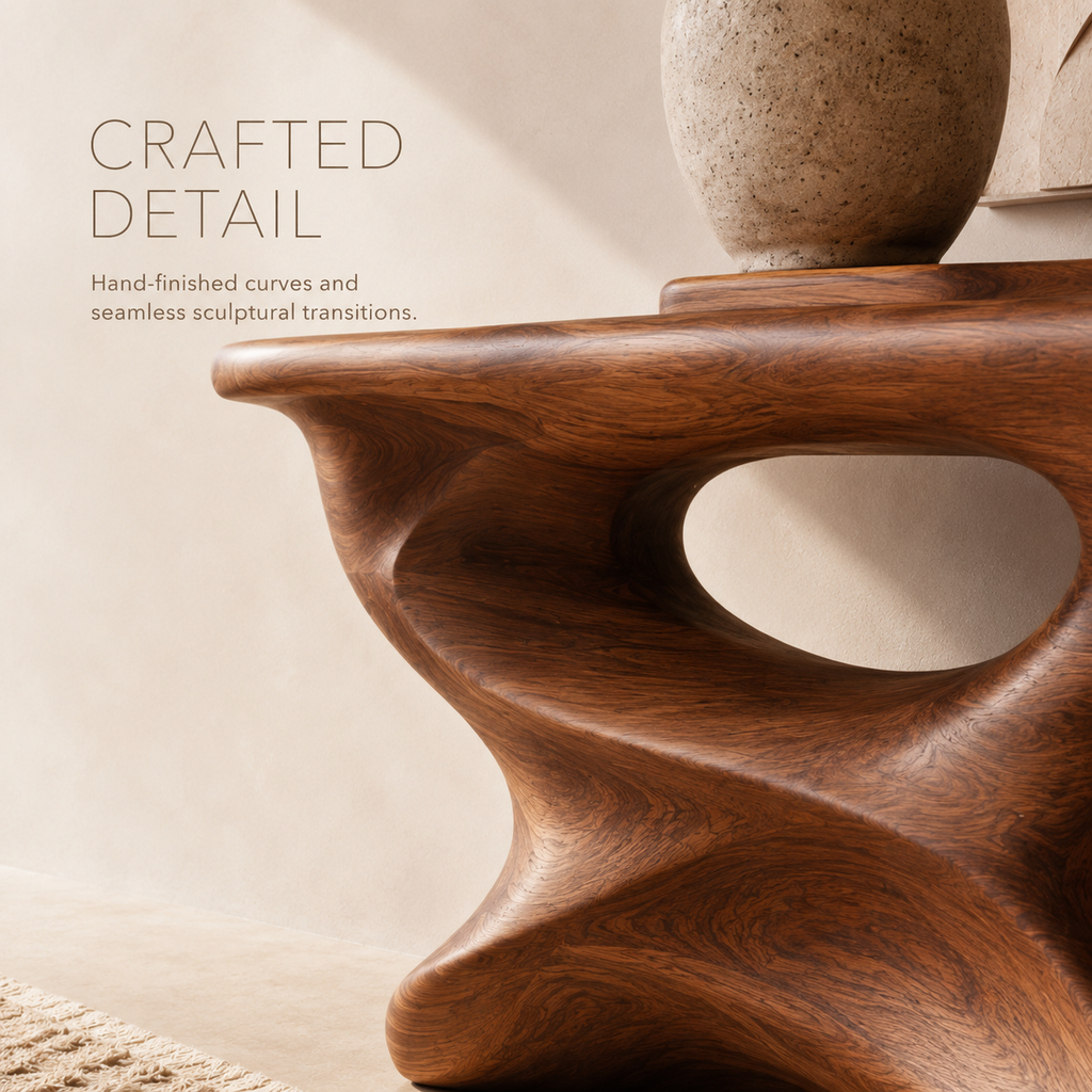 Liora Warm Walnut Console Table - product image 06