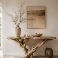 Brielle Sculpted Hall Console Table - main view