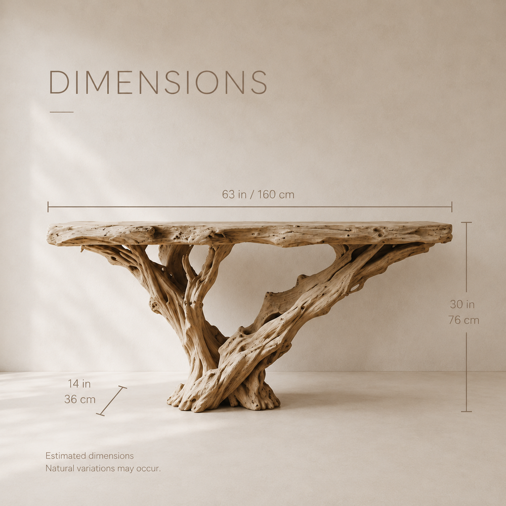 Brielle Sculpted Hall Console Table - product image 04