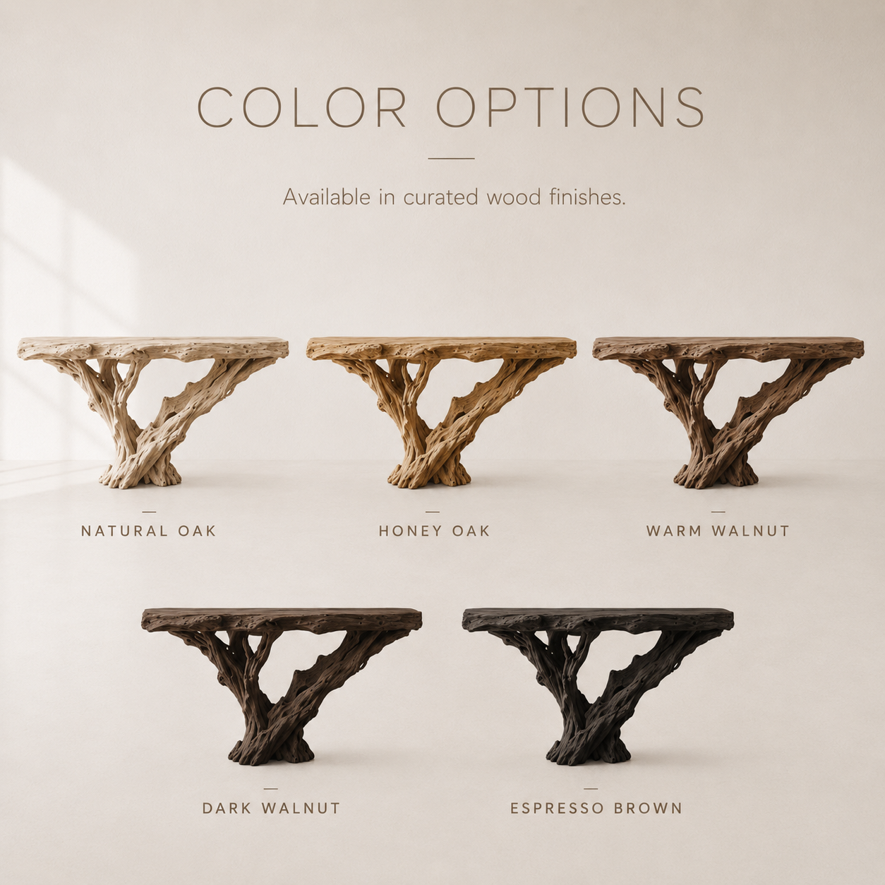 Brielle Sculpted Hall Console Table - product image 10
