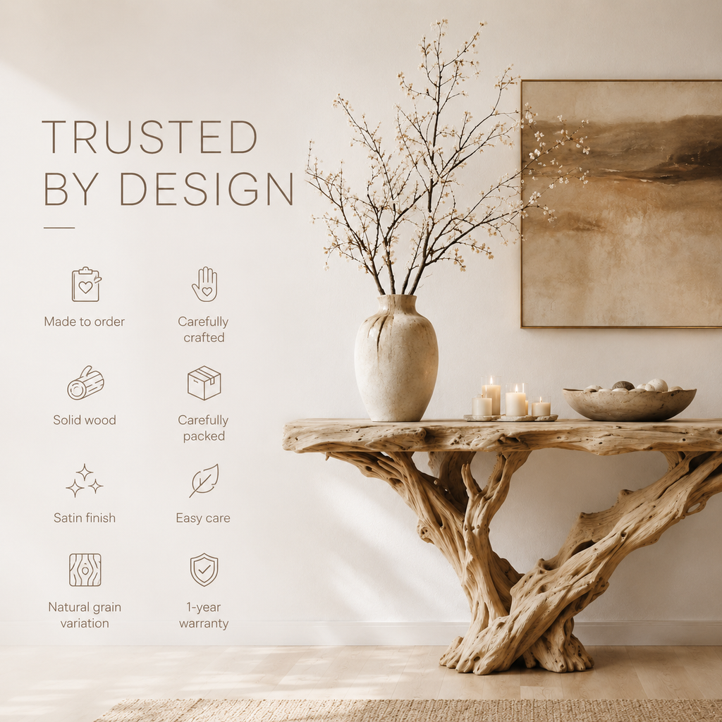 Brielle Sculpted Hall Console Table - product image 11