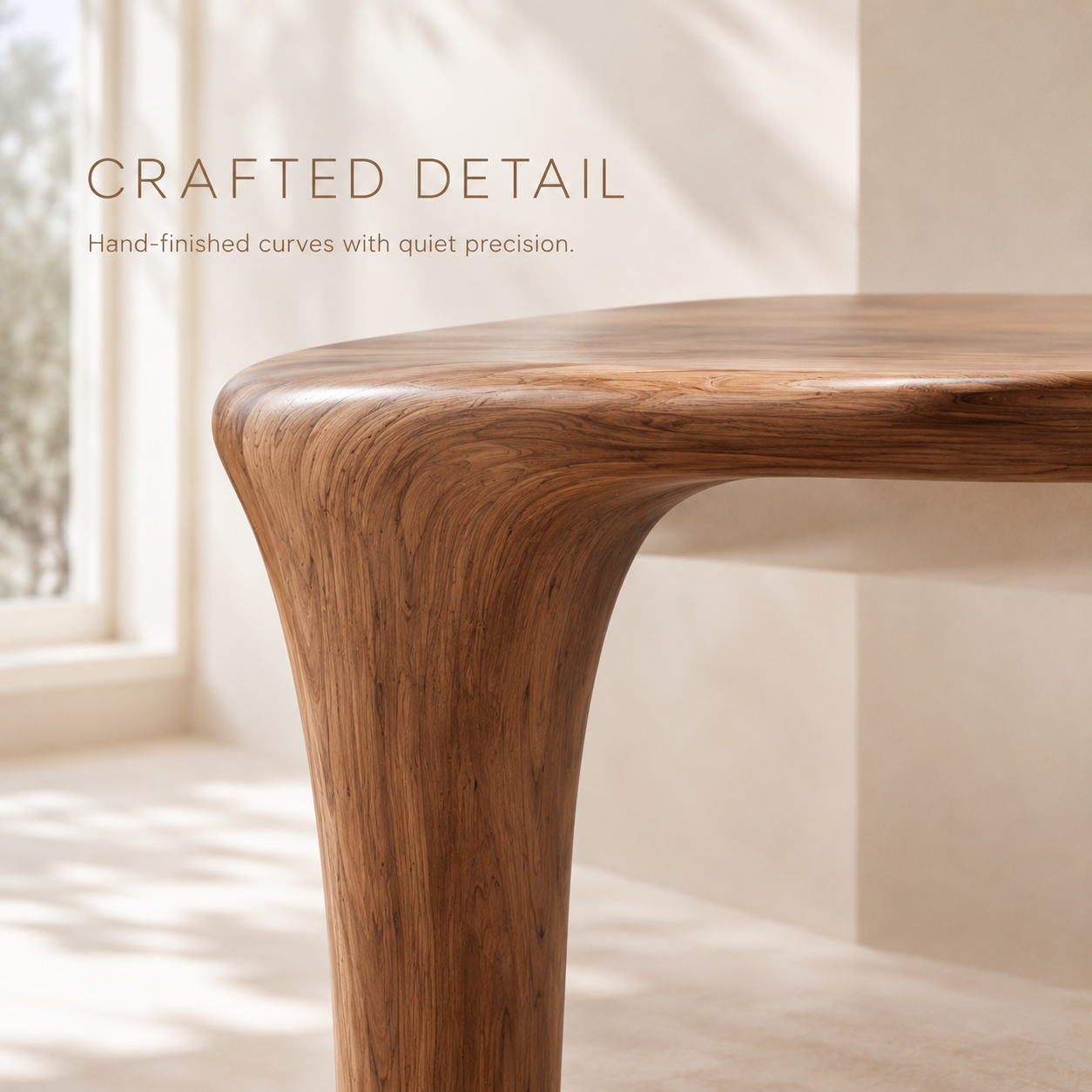 Selene Rounded Foyer Console Table - product image 06
