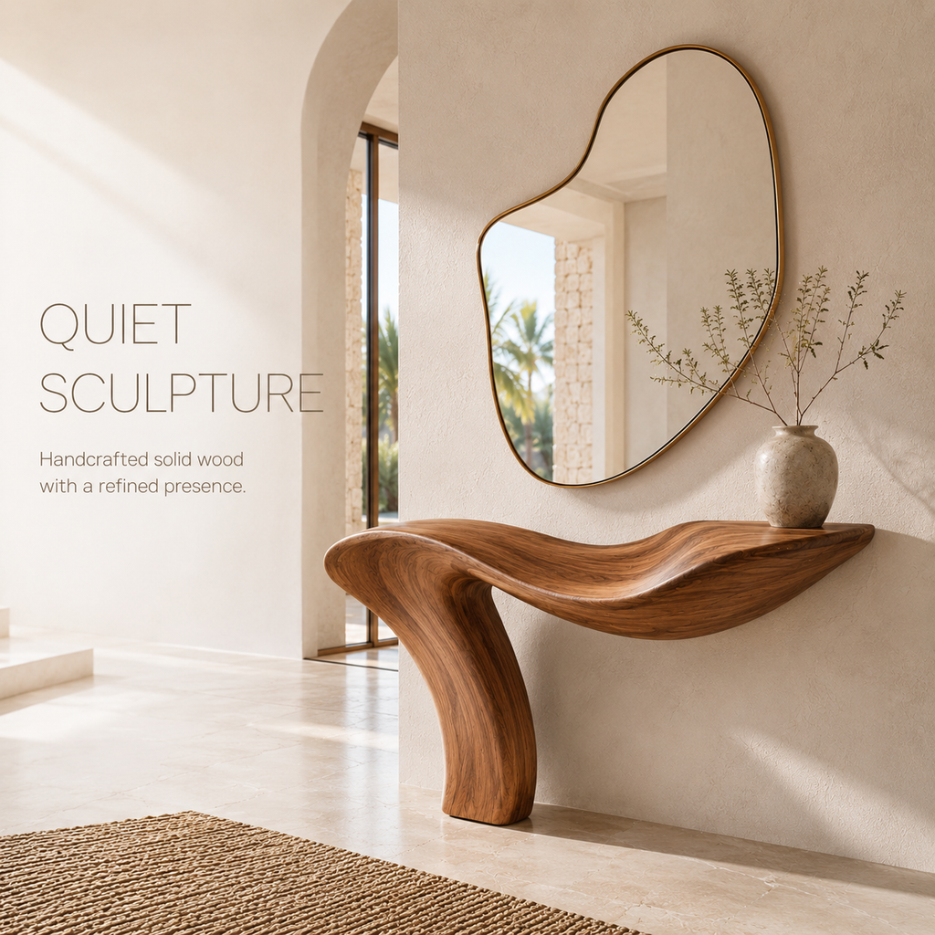Mira Flow Wood Console Table - product image 02