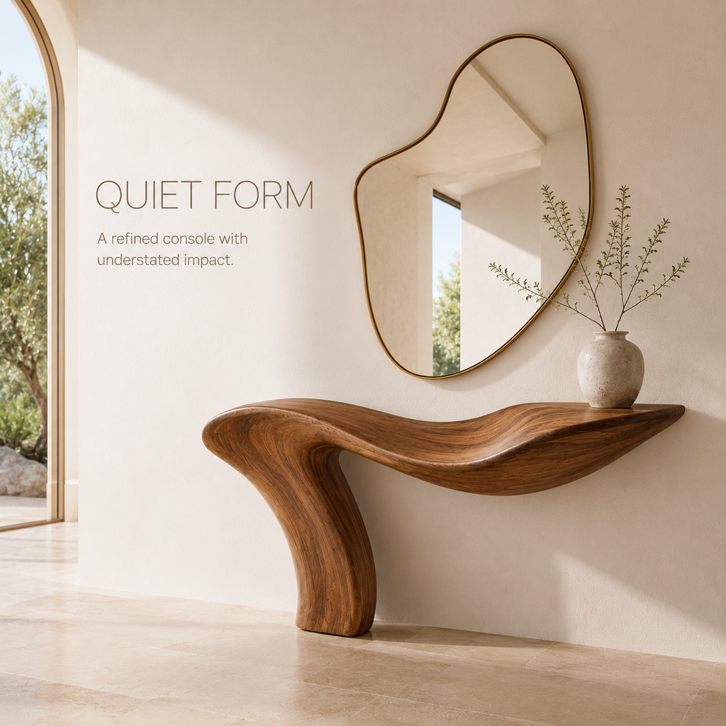 Mira Flow Wood Console Table - product image 03
