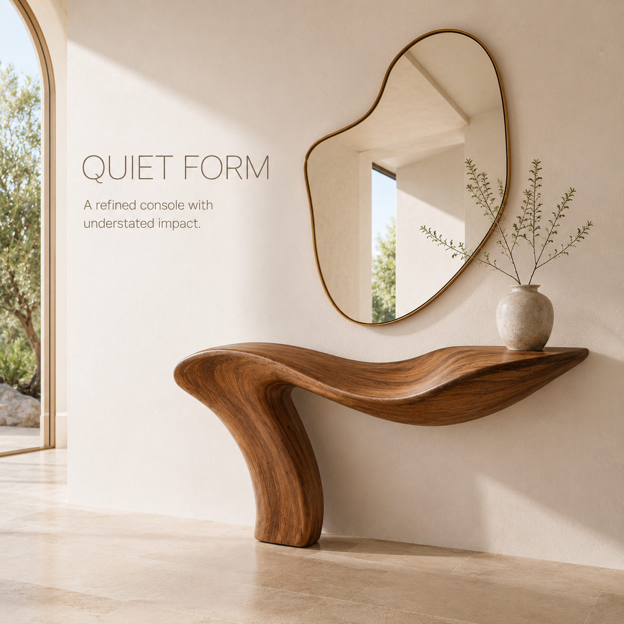 Mira Flow Wood Console Table - product image 03