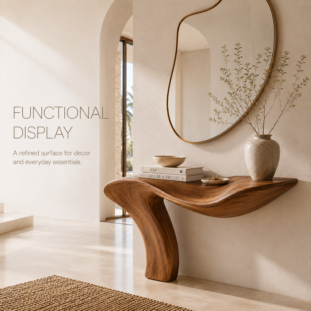 Mira Flow Wood Console Table - product image 07