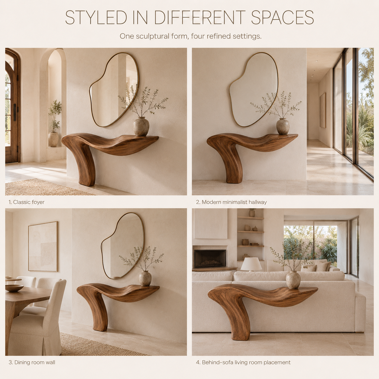 Mira Flow Wood Console Table - product image 10