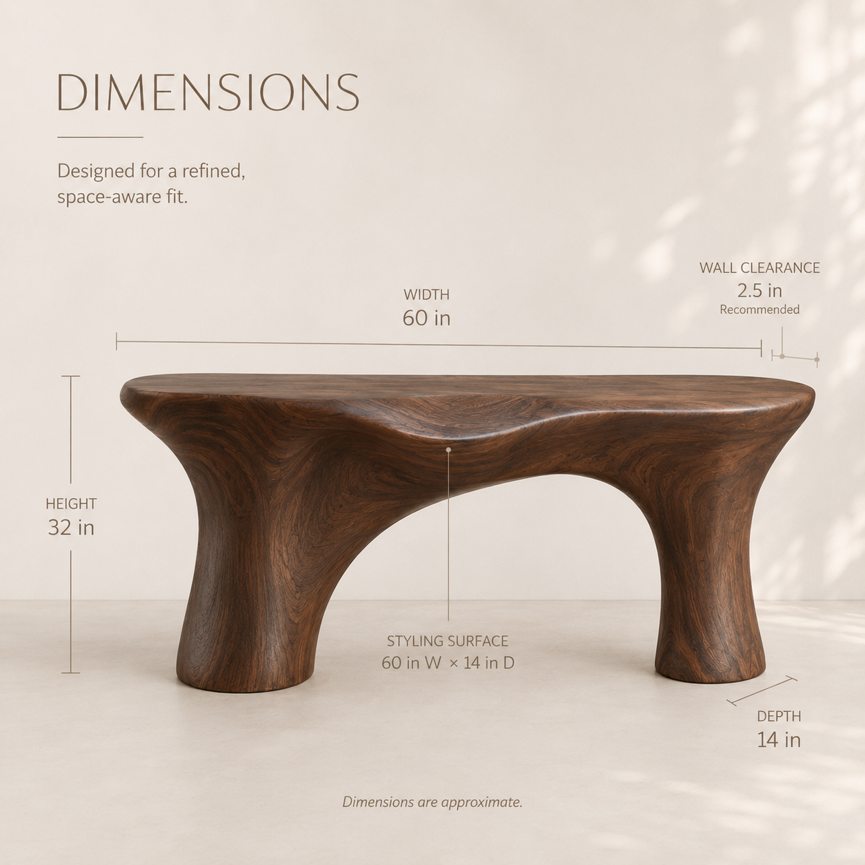 Talia Soft Edge Console Table - product image 08