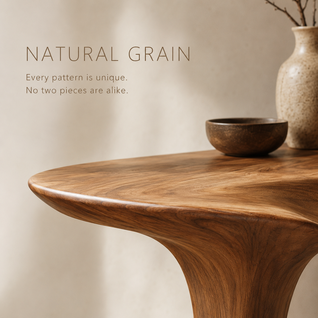 Celine Warm Modern Console Table - product image 05