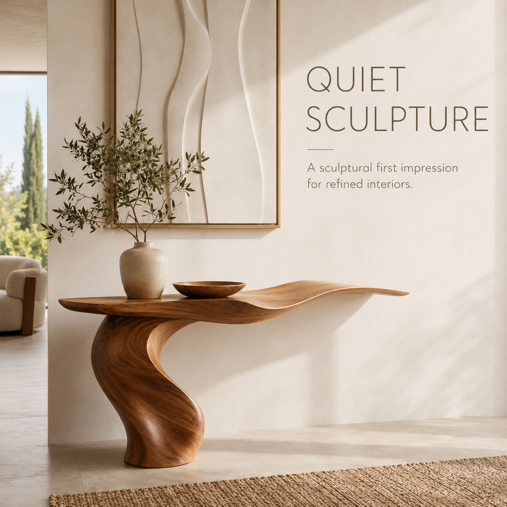 Aurelle Sculptural Console Table - product image 02