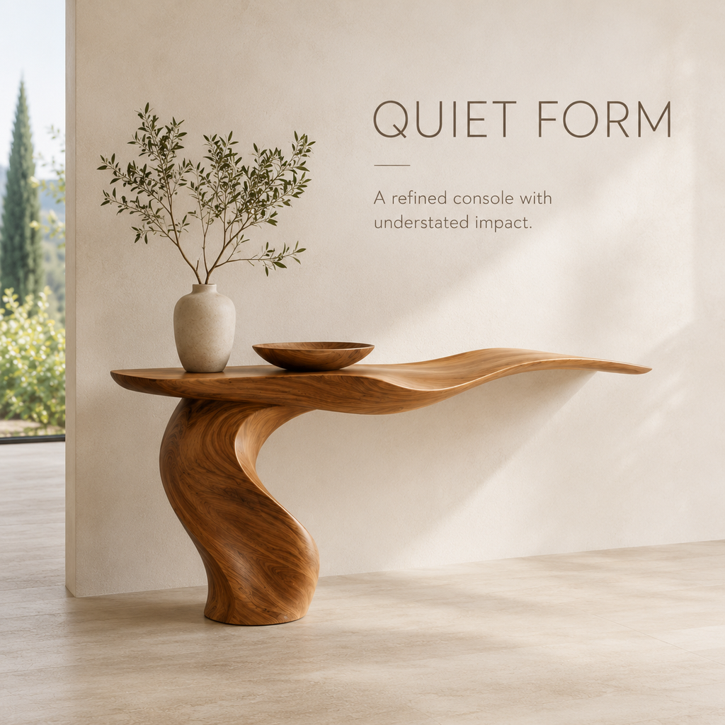 Aurelle Sculptural Console Table - product image 03
