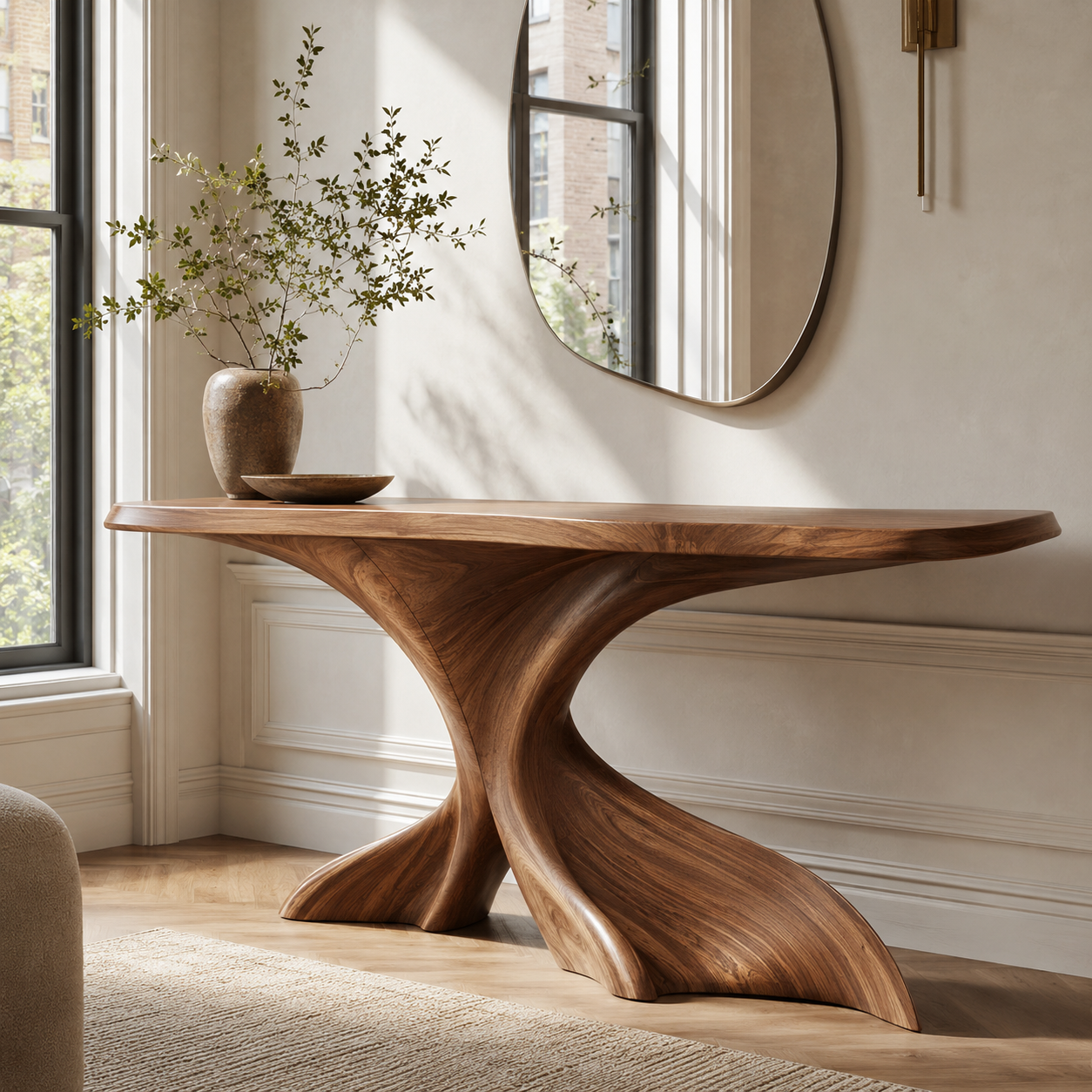 Caldera Organic Hall Console Table - main view