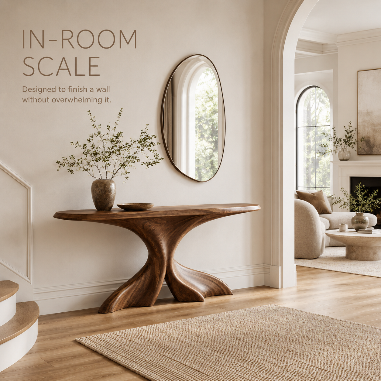 Caldera Organic Hall Console Table - product image 04