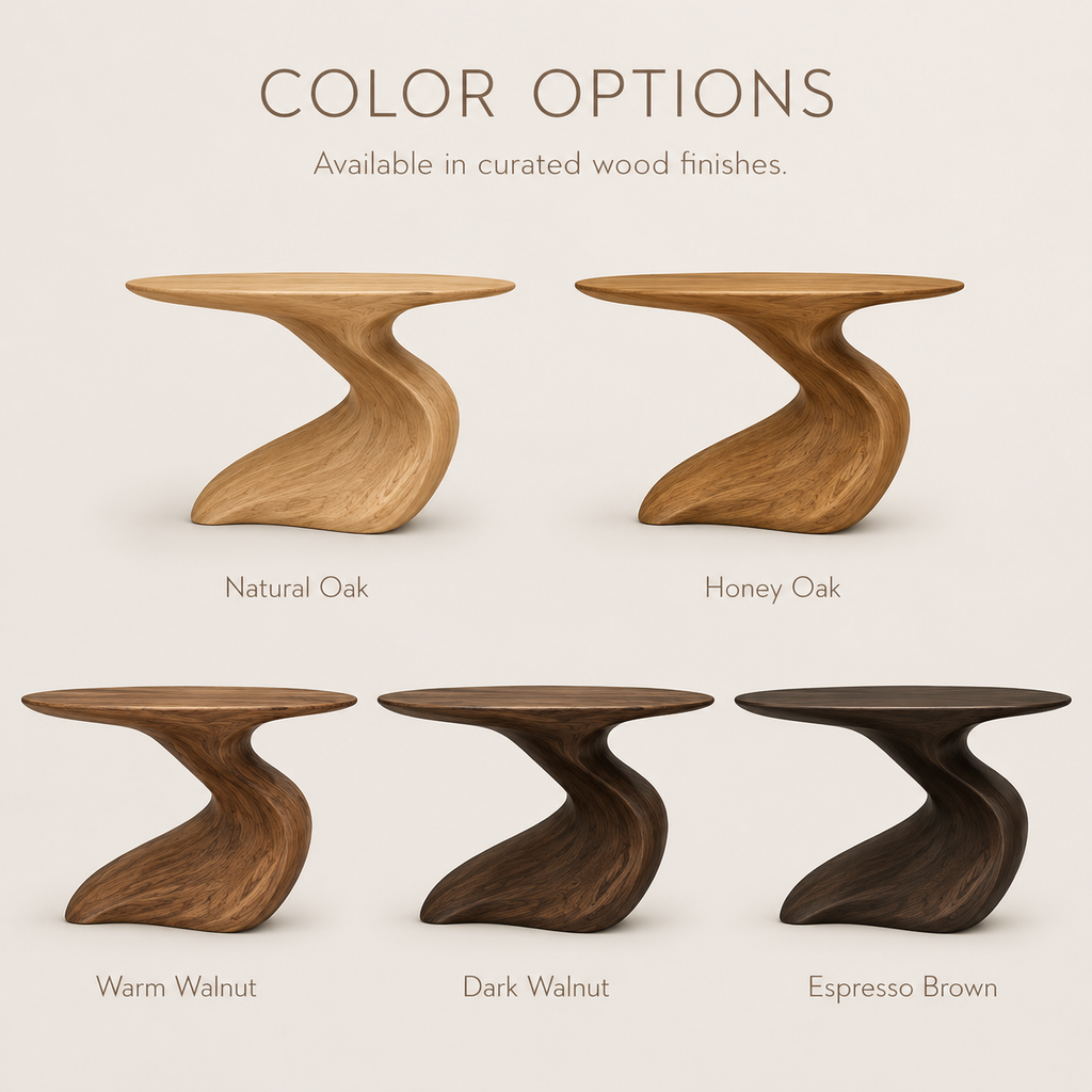 Soren Rounded Wood Console Table - product image 10