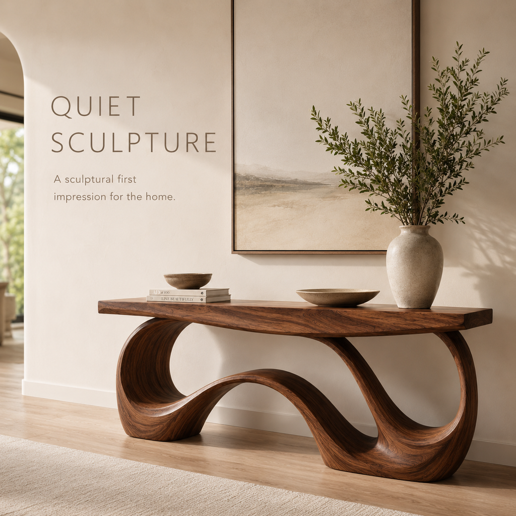 Veyra Soft Curve Console Table - product image 02