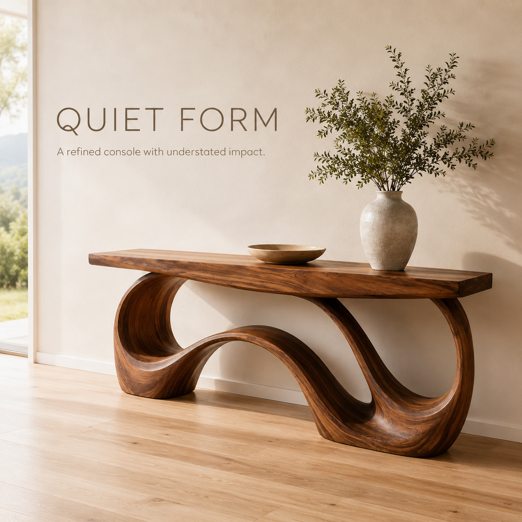 Veyra Soft Curve Console Table - product image 03