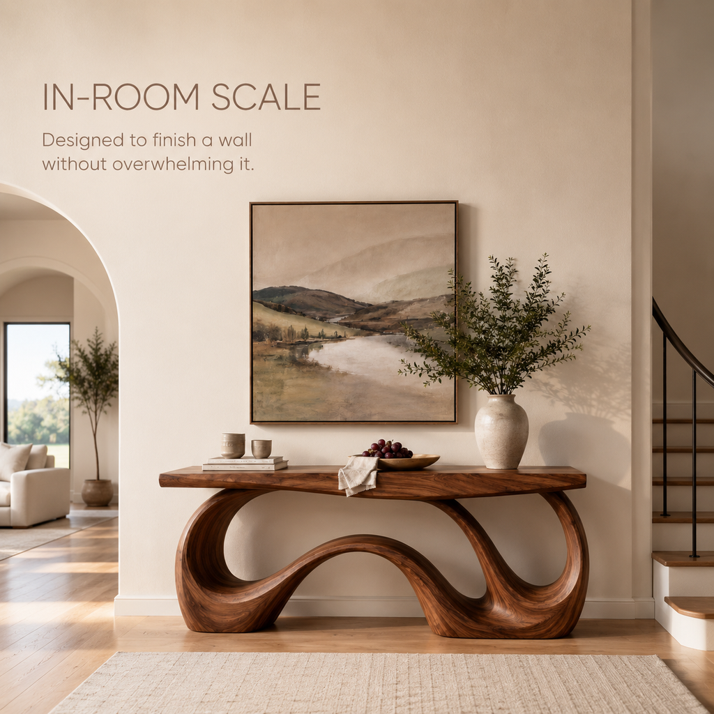 Veyra Soft Curve Console Table - product image 04