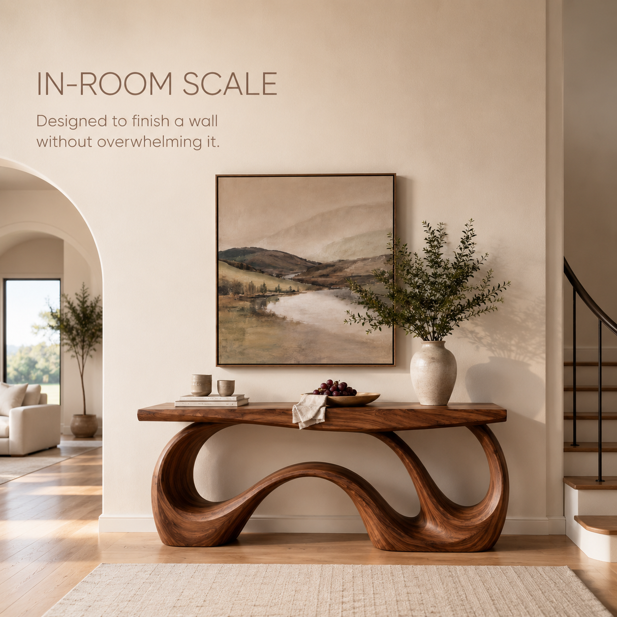Veyra Soft Curve Console Table - product image 04