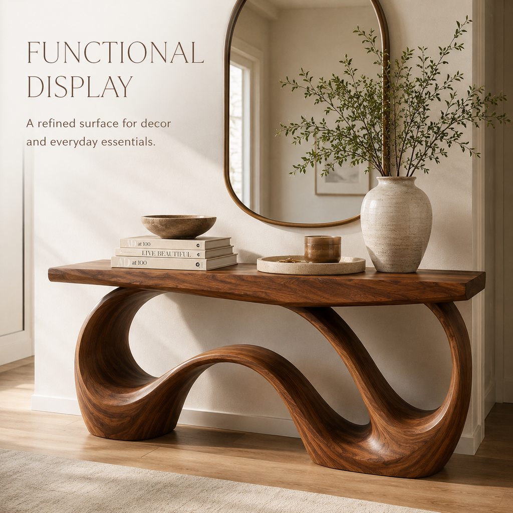 Veyra Soft Curve Console Table - product image 07