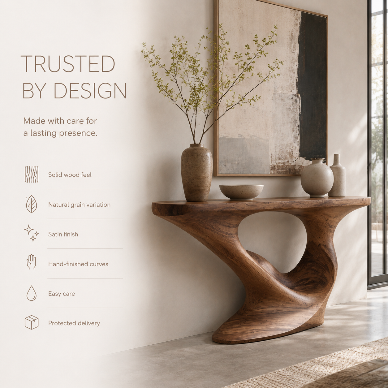 Nolan Arc Entry Console Table - product image 09