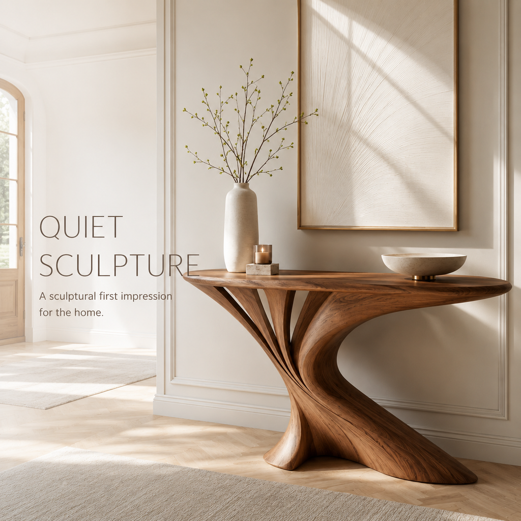 Liora Warm Walnut Console Table - product image 02