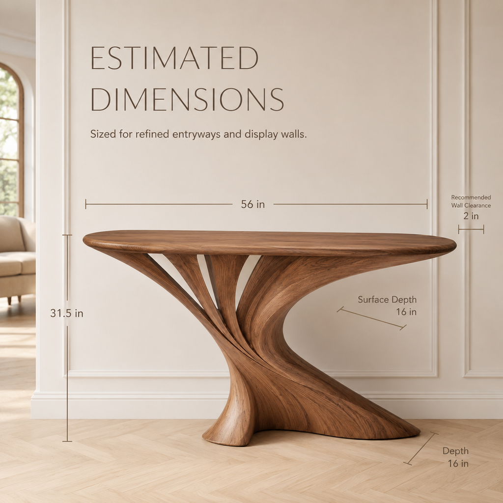 Liora Warm Walnut Console Table - product image 08