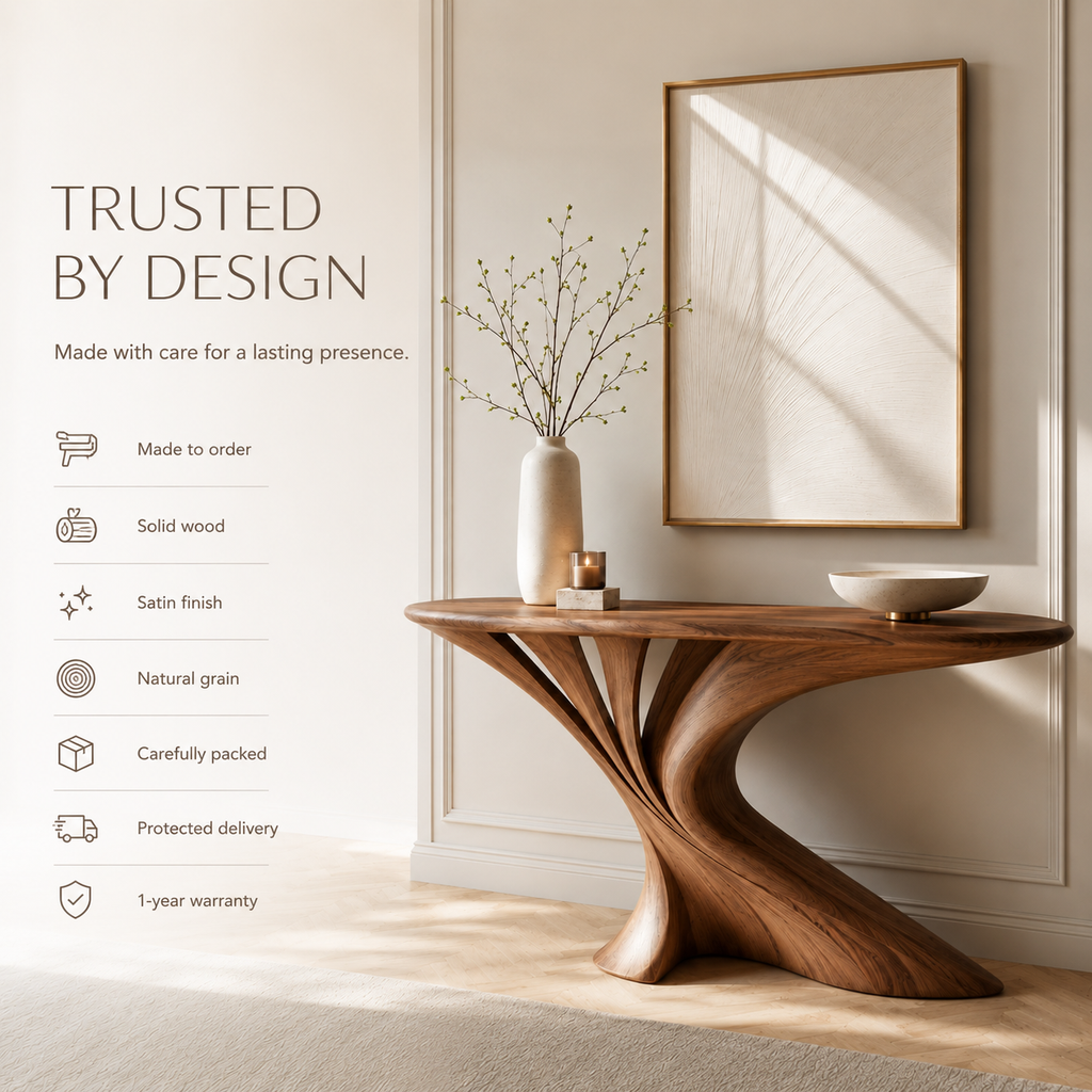 Liora Warm Walnut Console Table - product image 09