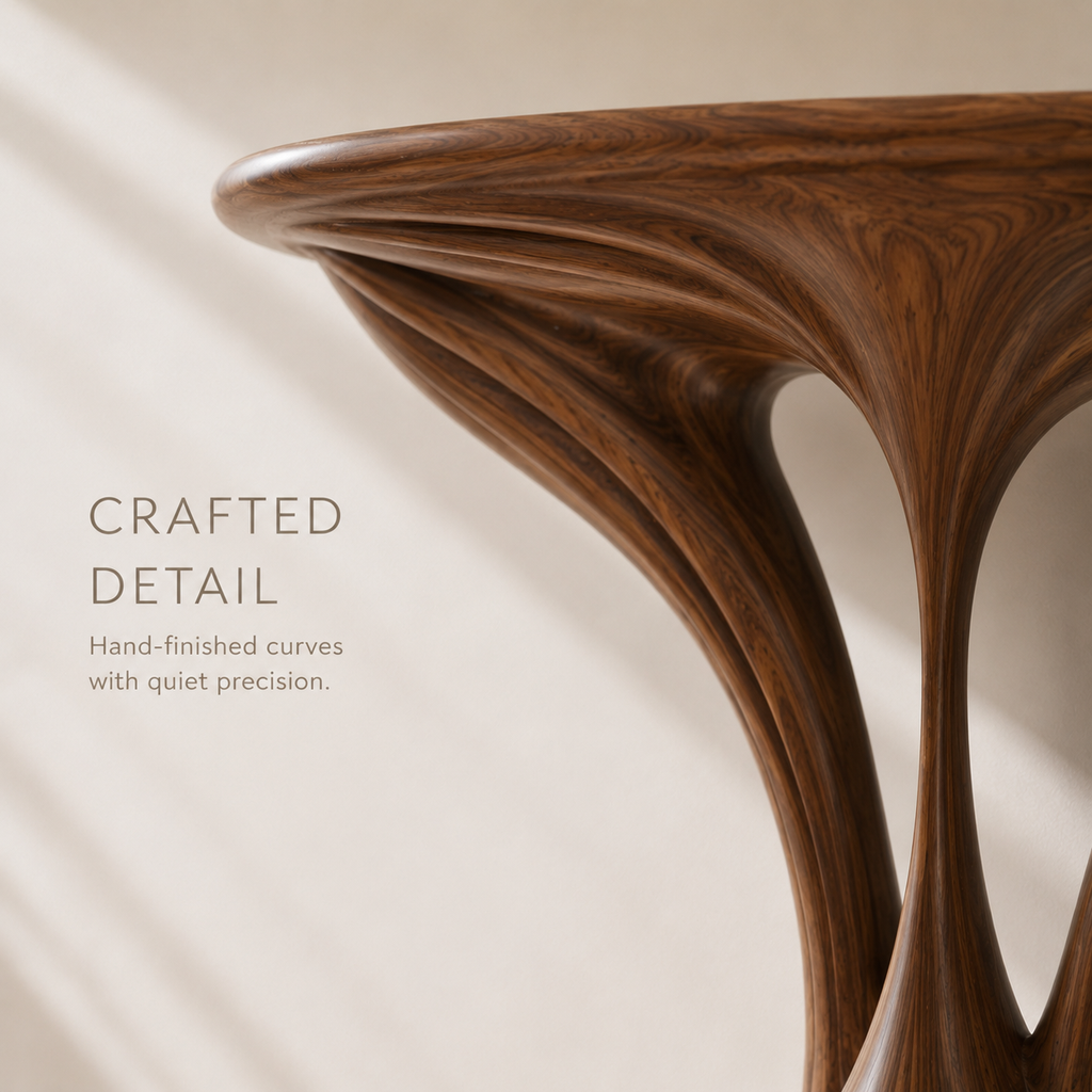 Brielle Sculpted Hall Console Table - product image 05
