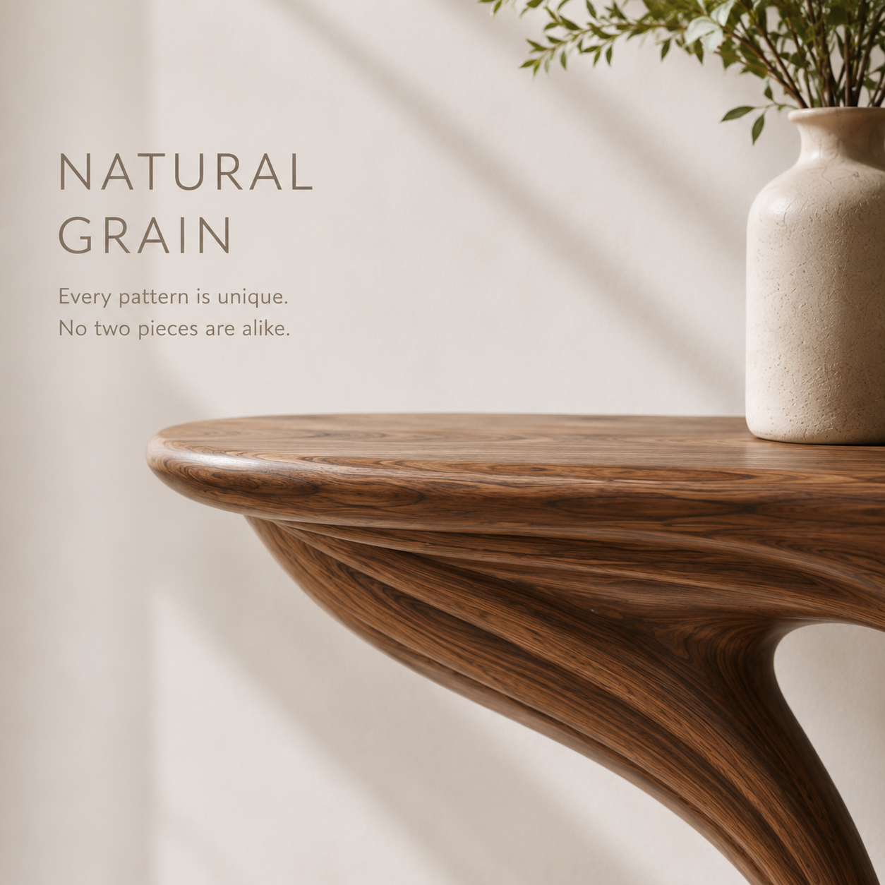 Brielle Sculpted Hall Console Table - product image 06