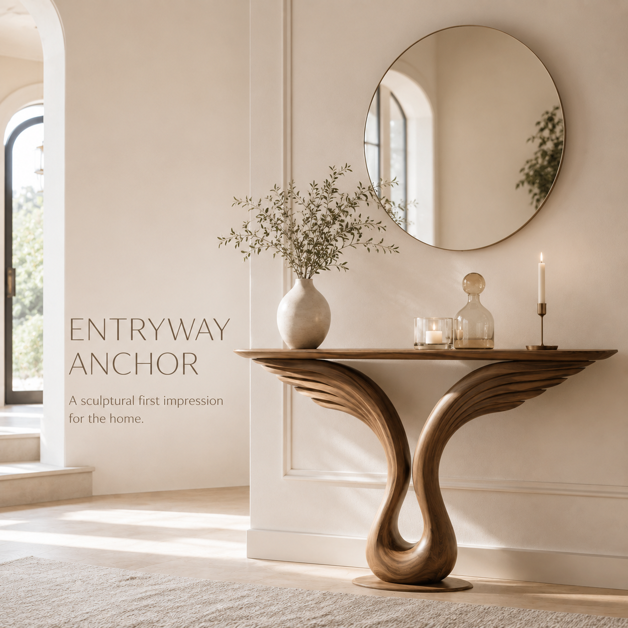 Orin Organic Modern Console Table - product image 02