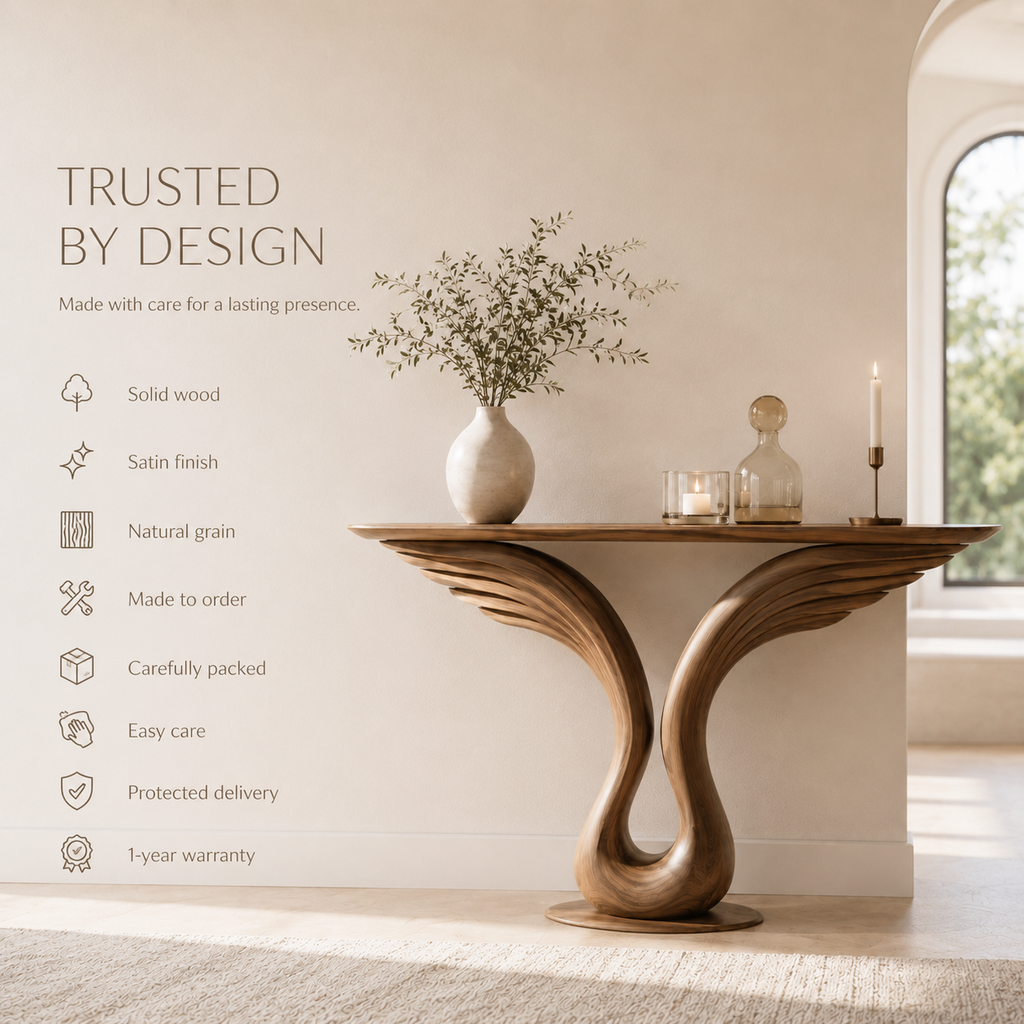 Orin Organic Modern Console Table - product image 10