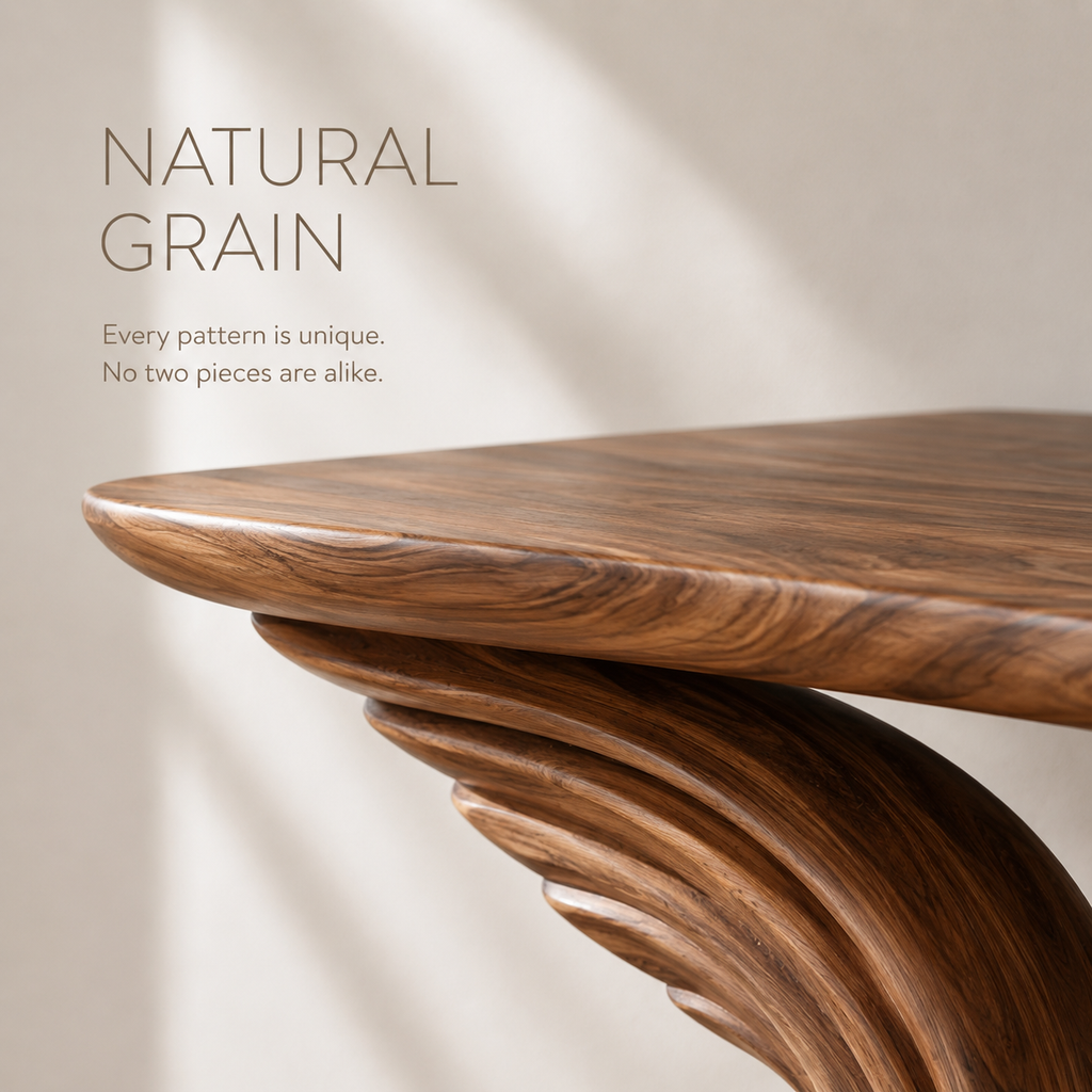 Selene Rounded Foyer Console Table - product image 05