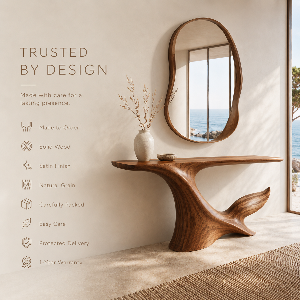 Talia Soft Edge Console Table - product image 10