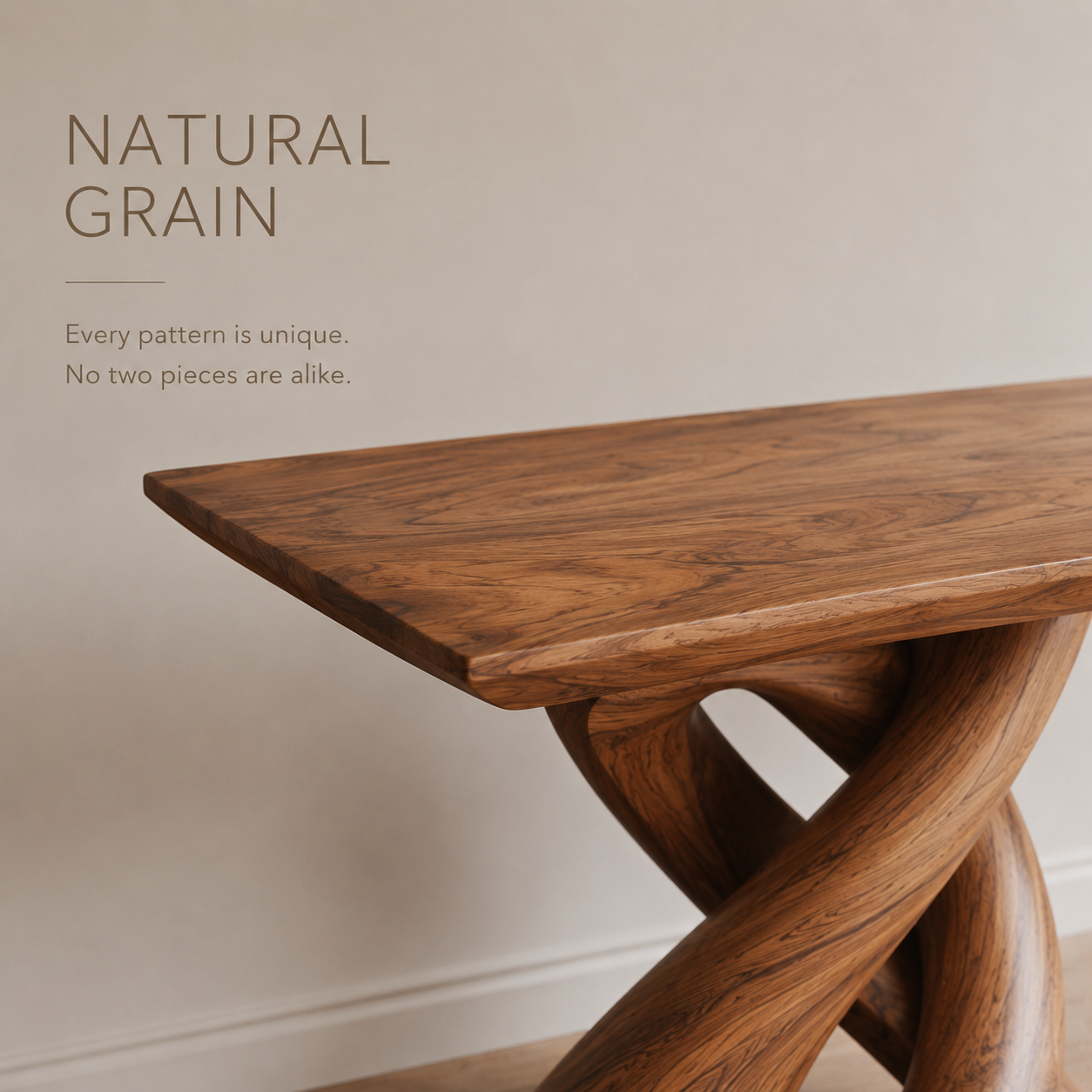 Vale Sculptural Entry Console Table - product image 05
