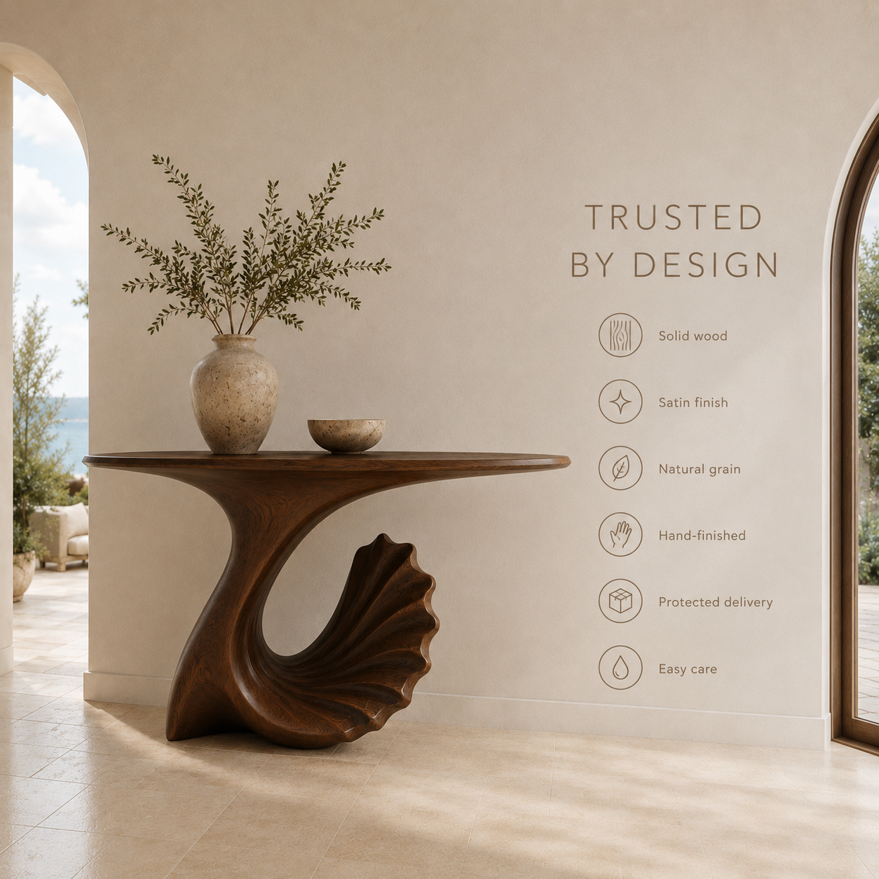 Isla Gallery Rail Console Table - product image 09